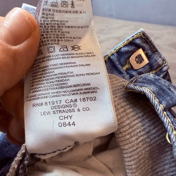 Levi's Jeans CUTE Baby Boy Pull On Pant Knit Waistband 6 Months - Picture 8 of 9